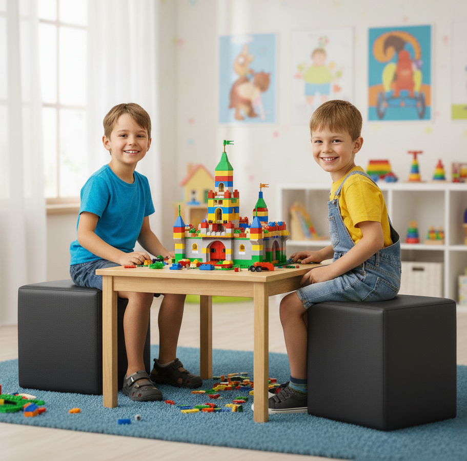 bean bag stolica smeđa