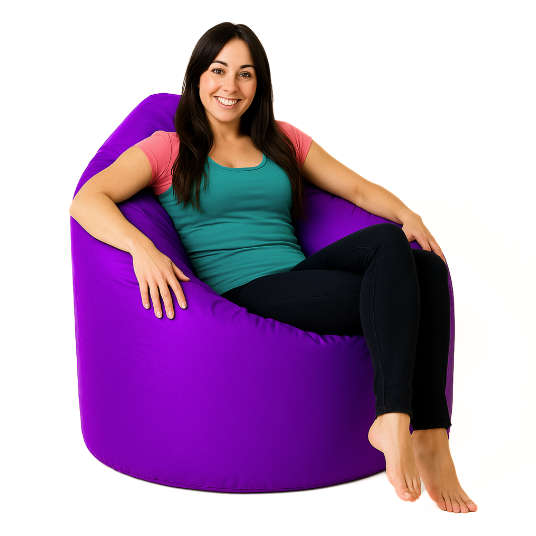 beanbag kruška ljubičasta emi