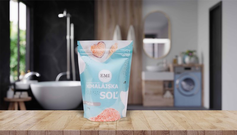 ružičasta himalajska sol za kupanje