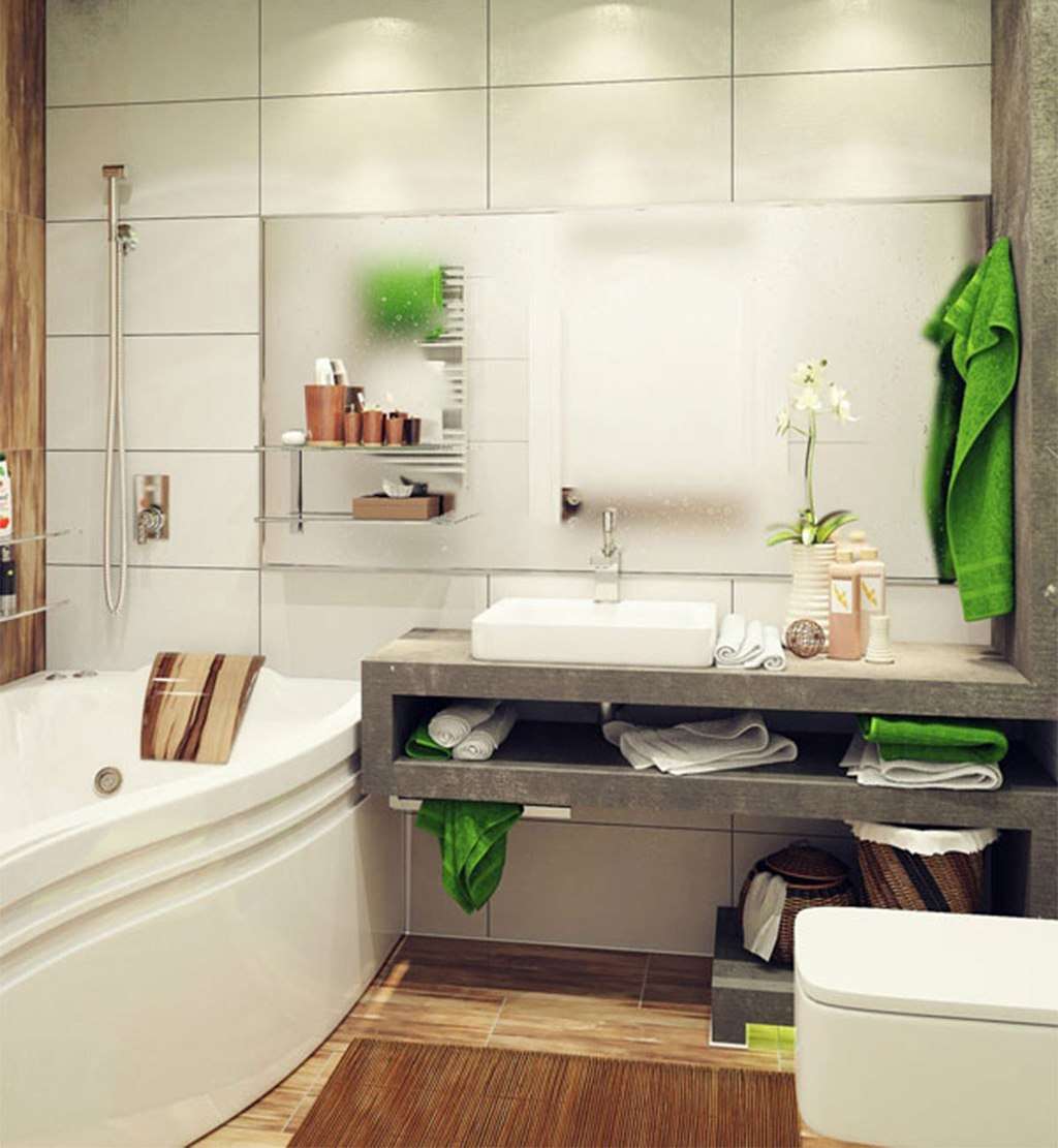 zeleni pamučni ručnik